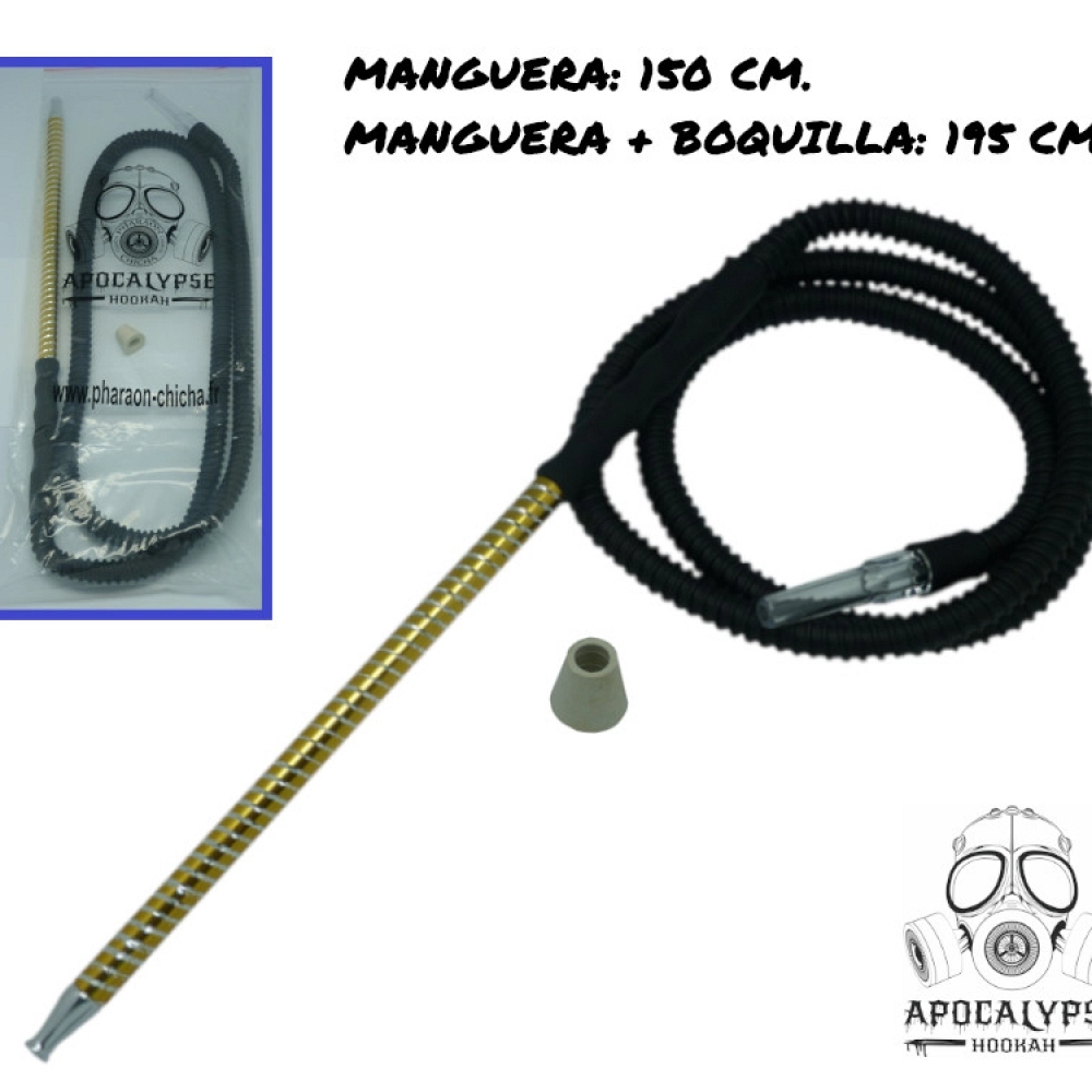 MANGUERA MARRAKESH DE PVC CON BOQUILLA METÁLICA DE APOCALYPSE